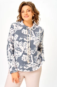 Джемпер (кофта) Swallow 883 Дымчато-синий