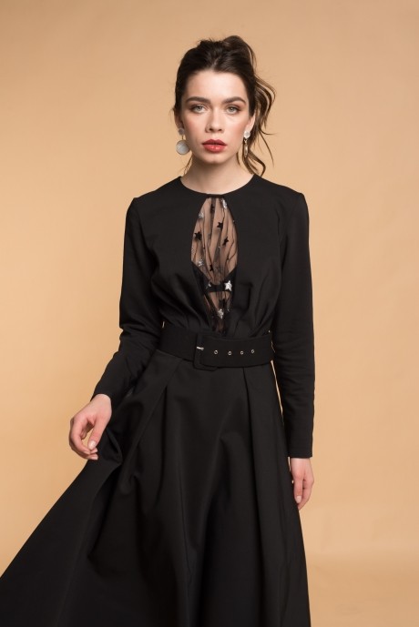 Вечернее платье MUA 28-033 черный размер 42-46 #3