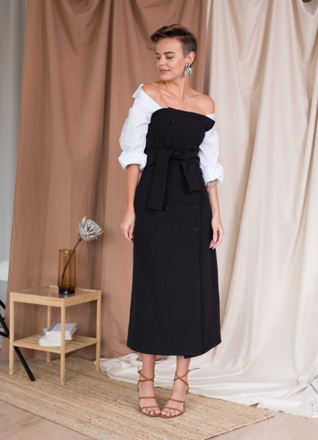 Вечернее платье MUA 30-233 черный размер 42-46 #1