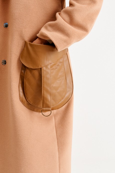 Пальто MUA 42-283 коричневый размер 42-46 #6