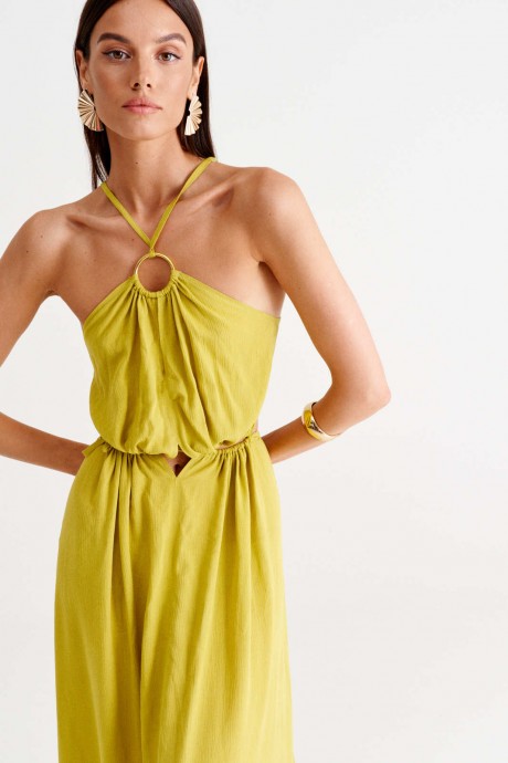 Платье MUA 41-083 желтый размер 42-46 #4