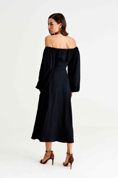 Платье MUA 43-223 черный размер 42-46 #10