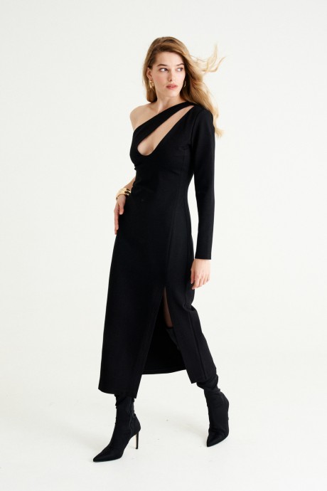 Вечернее платье MUA 43-043 черный размер 42-46 #2