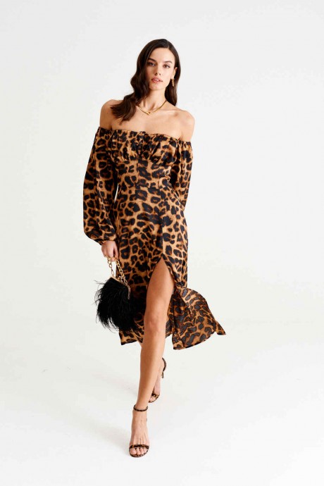 Платье MUA 43-223 леопард размер 42-46 #3