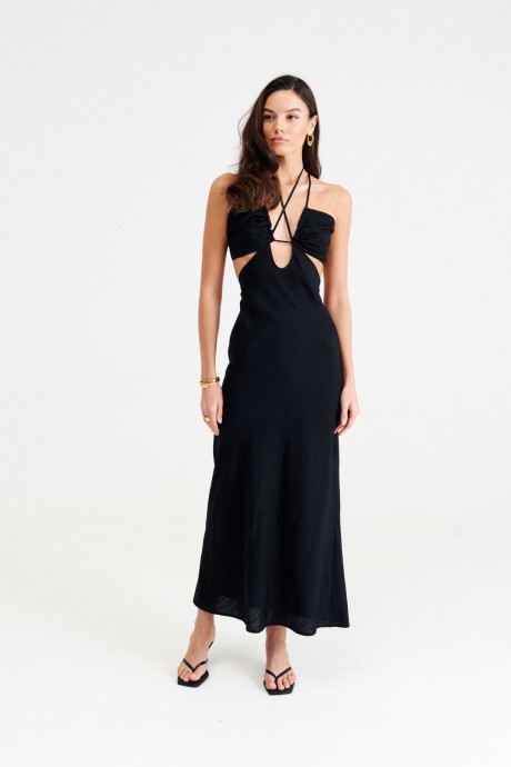 Платье MUA 46-223 черный размер 42-44 #2