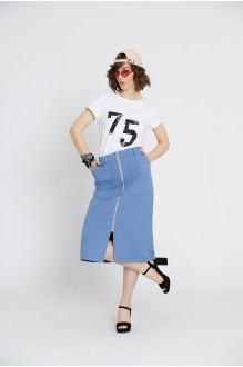 ELLETTO LIFE 5058 белый/голубой #1