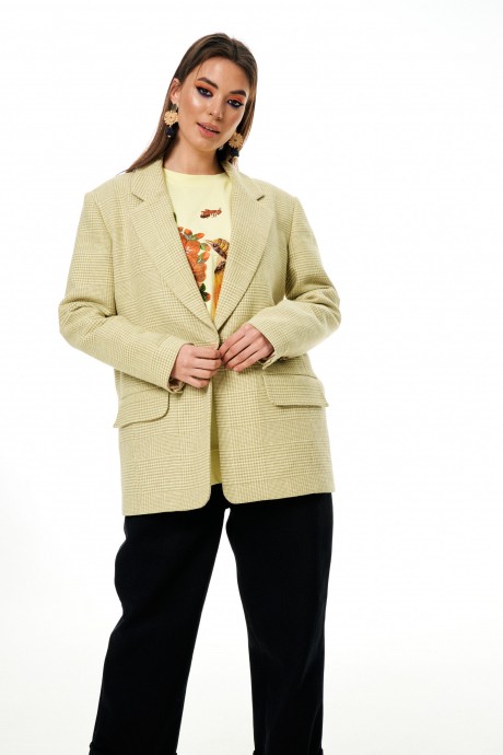 Жакет (пиджак) ELLETTO LIFE 3630 желтый размер 42-54 #1