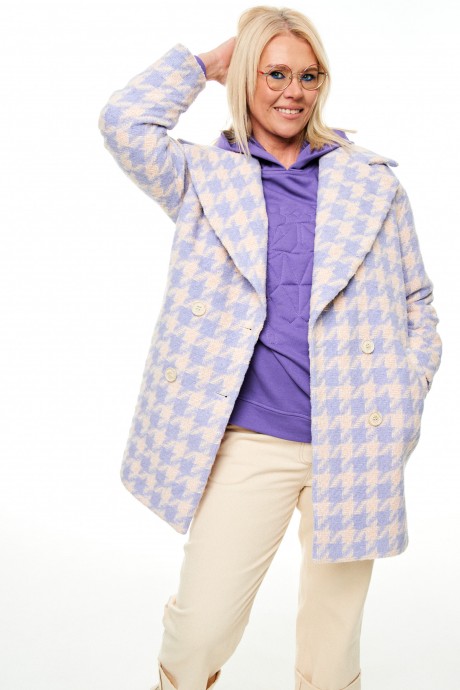 Жакет (пиджак) ELLETTO LIFE 3631 фиолетовый размер 42-52 #1