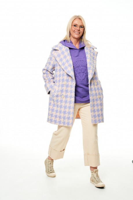 Жакет (пиджак) ELLETTO LIFE 3631 фиолетовый размер 42-52 #4