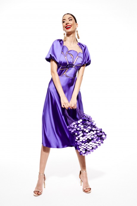Вечернее платье ELLETTO LIFE 1975.1 фиолетовый размер 42-48 #2