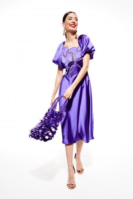 Вечернее платье ELLETTO LIFE 1975.1 фиолетовый размер 42-48 #3