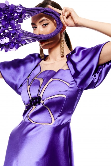 Вечернее платье ELLETTO LIFE 1975.1 фиолетовый размер 42-48 #7
