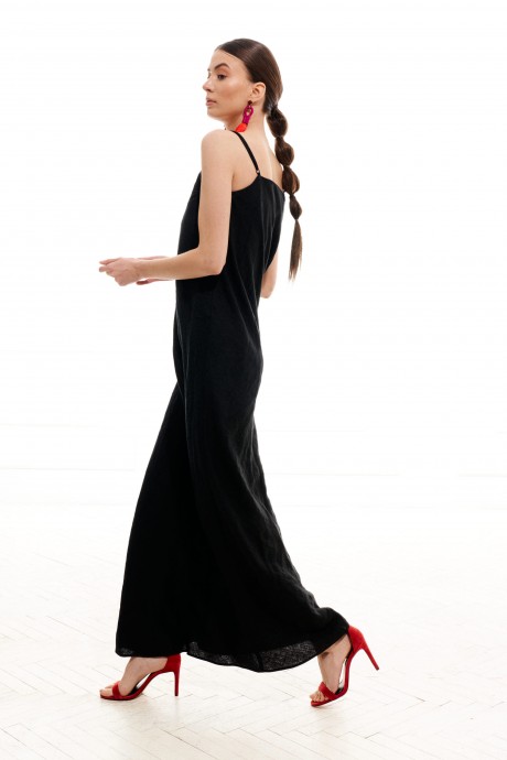 Платье ELLETTO LIFE 1022 черный размер 42-48 #8