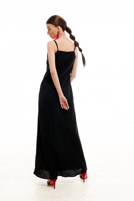 Платье ELLETTO LIFE 1022 черный размер 42-48 #9