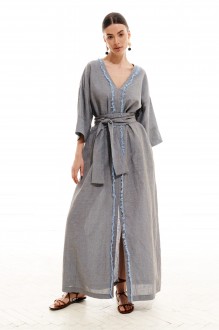 Платье ELLETTO LIFE 1013 серый #1