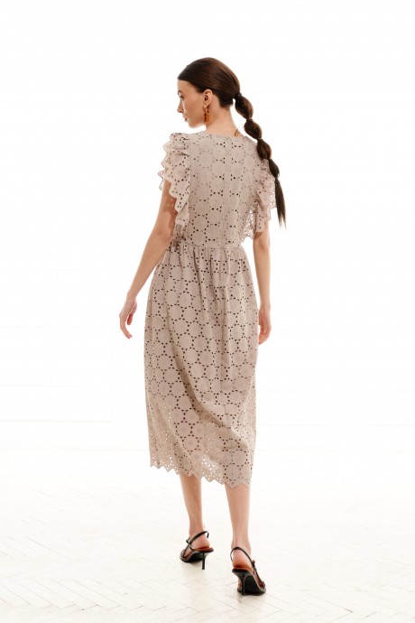 Платье ELLETTO LIFE 1011 серый размер 42-48 #5