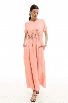 Платье ELLETTO LIFE 1003 персиковый #1