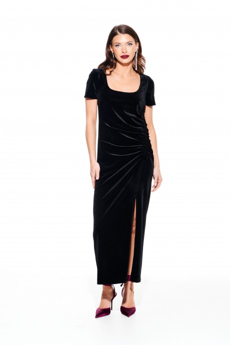 Вечернее платье ELLETTO LIFE 1109 черный размер 42-50 #1