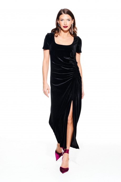 Вечернее платье ELLETTO LIFE 1109 черный размер 42-50 #3