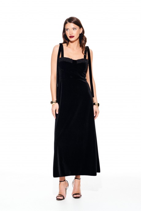 Вечернее платье ELLETTO LIFE 1110 черный размер 42-48 #2