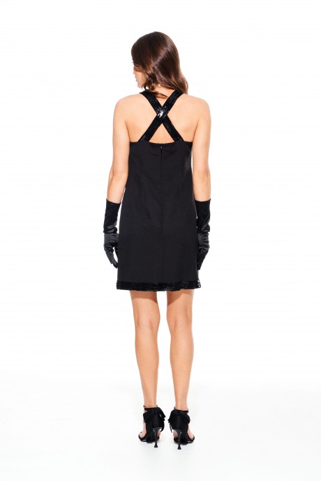 Вечернее платье ELLETTO LIFE 1111 черный размер 42-46 #7