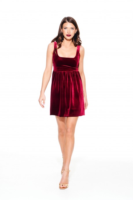 Вечернее платье ELLETTO LIFE 1112 вишня размер 42-46 #2