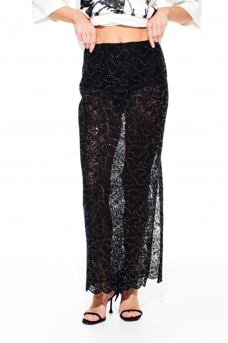 Юбка ELLETTO LIFE 2373 черный размер 42-48 #1