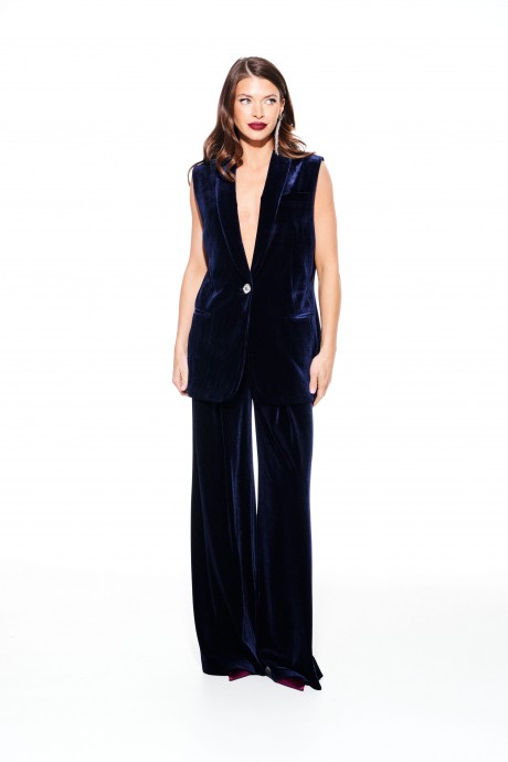 Жилетка ELLETTO LIFE 3921 синий размер 42-54 #5