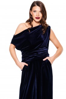 Блузка ELLETTO LIFE 3923 синий #1