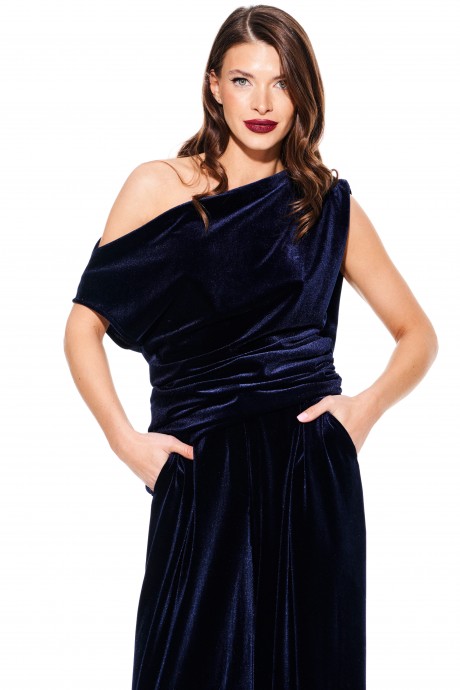 Блузка ELLETTO LIFE 3923 синий размер 44-52 #1