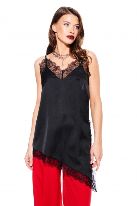 Блузка ELLETTO LIFE 3924 черный размер 42-52 #3