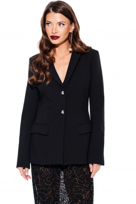 Жакет (пиджак) ELLETTO LIFE 3928 черный размер 42-48 #1