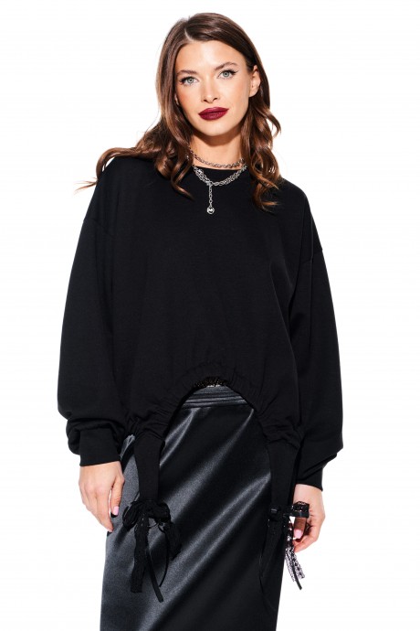 Свитшот ELLETTO LIFE 3929 черный размер 42-50 #1