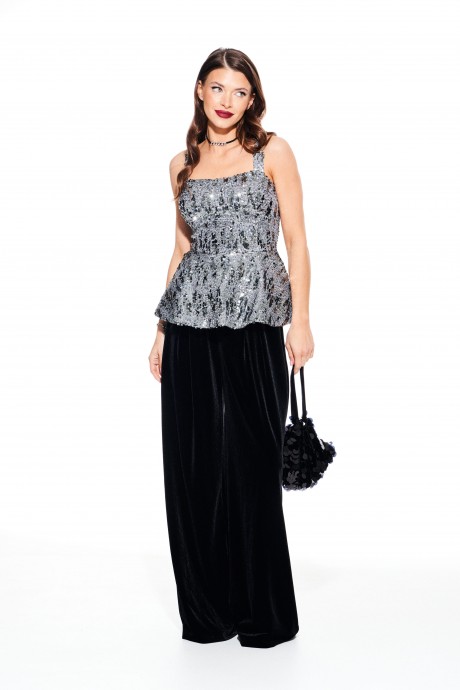 Топ ELLETTO LIFE 3931 серебро размер 42-48 #9