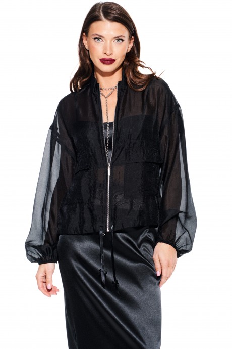 Блузка ELLETTO LIFE 3932 черный размер 42-52 #1