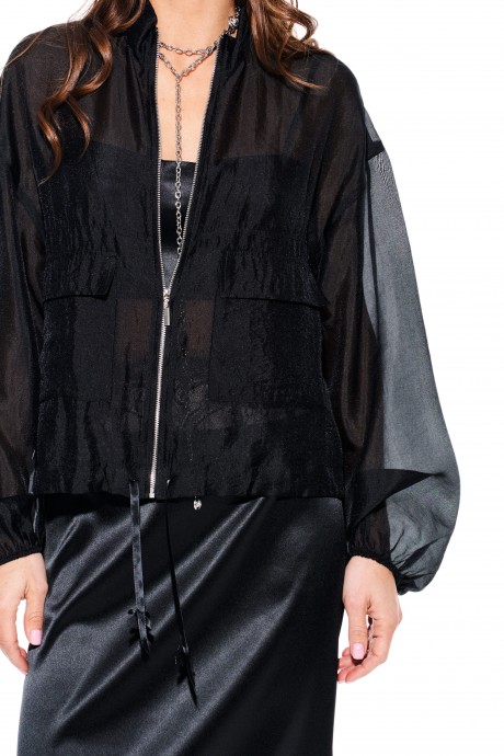 Блузка ELLETTO LIFE 3932 черный размер 42-52 #5