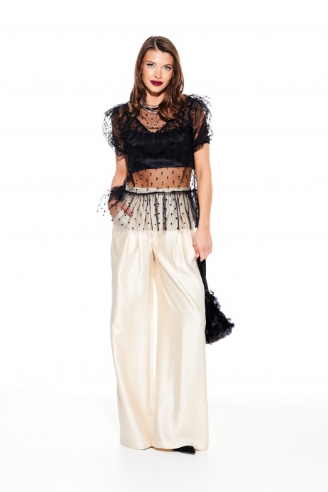 Блузка ELLETTO LIFE 3934 черный размер 42-46 #7