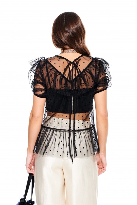 Блузка ELLETTO LIFE 3934 черный размер 42-46 #8