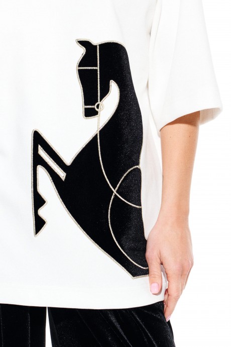 Футболка ELLETTO LIFE 3937 белый размер 42-54 #4