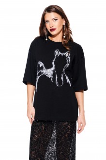 Футболка ELLETTO LIFE 3938 черный #1