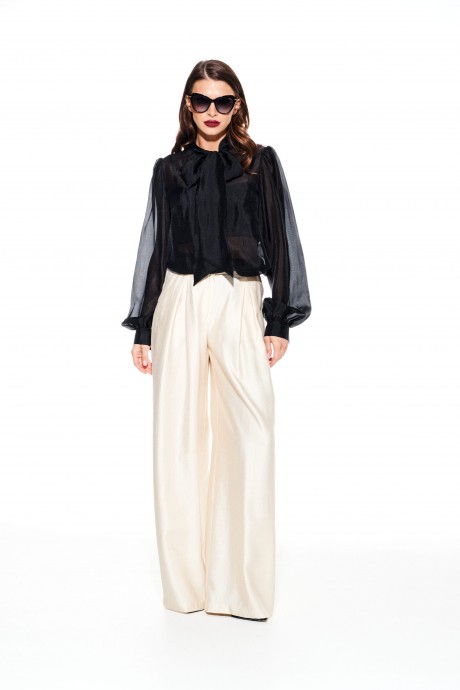 Блузка ELLETTO LIFE 3939 черный размер 42-52 #4