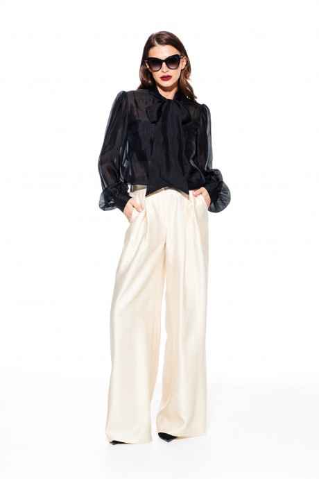 Блузка ELLETTO LIFE 3939 черный размер 42-52 #5