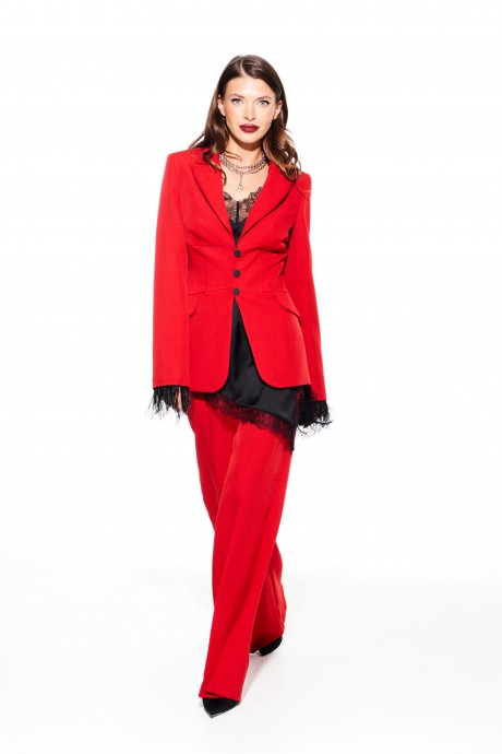 Костюм/комплект ELLETTO LIFE 5319 красный размер 42-46 #3
