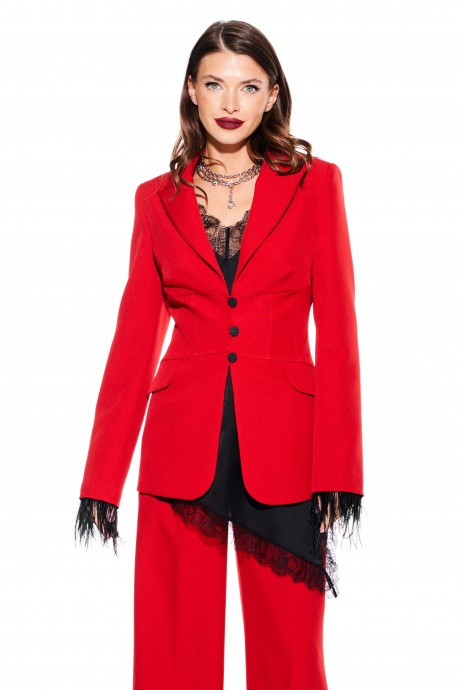 Костюм/комплект ELLETTO LIFE 5319 красный размер 42-46 #5