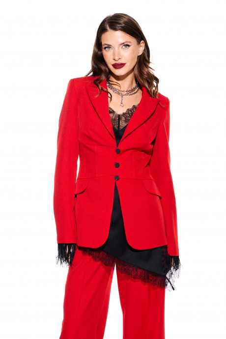 Костюм/комплект ELLETTO LIFE 5319 красный размер 42-46 #6