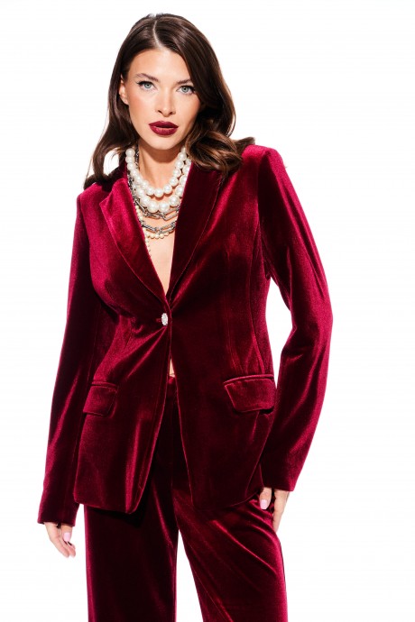 Костюм/комплект ELLETTO LIFE 5322 вишня размер 42-52 #5