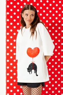 Джемпер (кофта) ELLETTO LIFE 3971 молочный