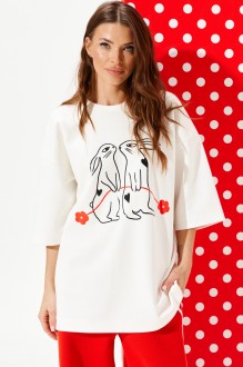 Джемпер (кофта) ELLETTO LIFE 3972 молочный