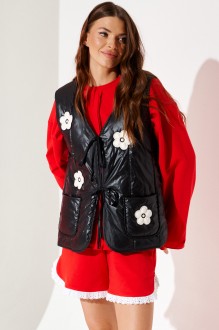 Утепленная жилетка ELLETTO LIFE 3977 черный