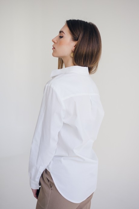 Блузка, туника, рубашка Paula 313-3 белый размер 42-46 #4
